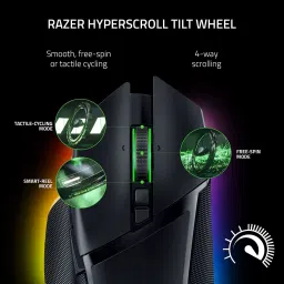 Razer Basilisk V3 Pro Customizable - HyperScroll Tilt Wheel - RZ01-04620100-R3A1 Wireless OpticalGaming Mousewith Bluetooth image 2