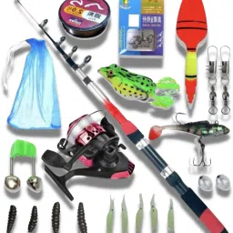 7 ft special fishing set combo SE-2 Red Fishing Rod-17