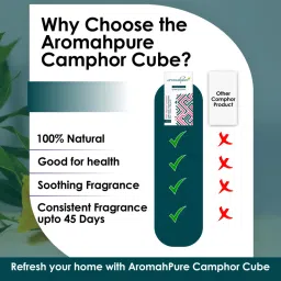 aromahpure Camphor Cube (Cocktail+Jasmine) Blocks image 4