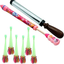 (2 Pichkari + 6 Magic Balloon)Combo Pack for Kids Holi Pool Party Fun Water Gun-image-20