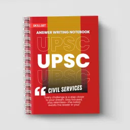 Upsc Answer Sheet- Upsc Answer Writing Copy Combo-Notebook A4 Notebook Unruled 200 Pages-79