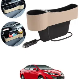 Multifunctional Beige Car Side Seat Hanging Organizer For Car-326 Car Side Seat Catcher-picture-18