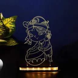 3D Illusion Matuki with Krishna Led Night Lamp for Birthday Gift Table Lamp-picture-10