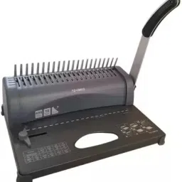 GPN PRINT High Volume Comb Binding Machine Accomodating A4 Paper Sizes Manual Ring Binder image 2