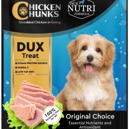 Puppy Wet Dog Food, Chicken Chunks in Gravy 24 Pouches (24 x 85g) Liver Chunks, Chicken, Turkey, Meat 2 kg (24x0.08 kg) Wet Young, New Born, Adult, Senior Dog Food-image-2