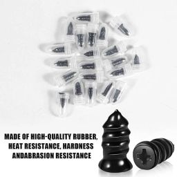 24 Pcs Tire Repair Nails Black Tire Repair Rubber Screws Soft Rubber Screw Tubeless Tyre Puncture Repair Kit-image-95