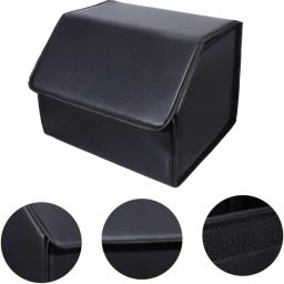 Leather Storage Case Car Accessories Car Trunk Case Foldable Container Trunk Organizer-20