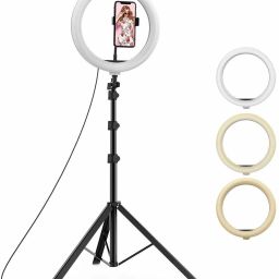 Designbase 10 Inch Big LED Selfie Light for Smartphone to Capture Your Photo and Video Ring Flash-28