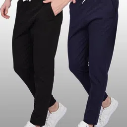 kashmiri queen Pack of 2 Men Solid Multicolor Track Pants-picture-25