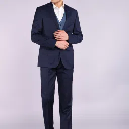Men 3PC SB2BTN NTCH LPL WID WC PIPNG-CONT FT Solid Suit-image-11