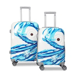 Polo Class Set Of 2 Printed Hard-Sided Trolley Suitcases-image-0