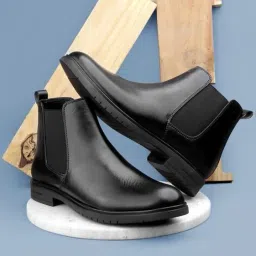 Premium Handmade Chelsea |Soft Cushioned Insole |Slip-Resistance Boots For Men-image-23