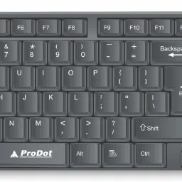 PRODOT ProSeries KB-247s USB Wired Keyboard I Plug & Play Technology I 104 Keys I Wired USB Standard Multi-device Keyboard Compatible with Desktop, Laptop, Mac-23