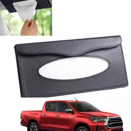 Universal Leatherite Rectangle Black Tissue Box For Car/office/Home-140 Vehicle Tissue Dispenser-image-54