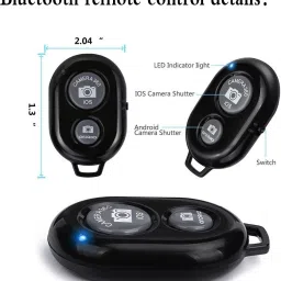PULTO Bluetooth phone remote shutter, bluetooth remote shutter, video shutter ButtonCamera Remote Control image 5