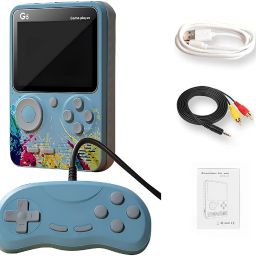 HG WORLD Retro G5 Game Box gaming console for tv With 2 Player Portable Sup Game Box 3.5IPS Screen Rechargeable Battery handheld console Hand video game for tv 128MB GB with 400+ Preinstall video game handheld,Best Gift All Ages Mario Game, Mortal Kombat-19