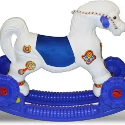 shiv online CHETAK Horse with Rocking Function and Running Ride-On Rideons & Wagons Non Battery Operated Ride On image 5