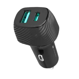 Portronics Power 6 36W Type A & Type C 2-Port Fast Car Charger (Adapter Only, In-Built Smart Protection, Black)-20