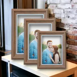Brown Synthetic Wood (Set of 3) Photoframes by Art Street-picture-47