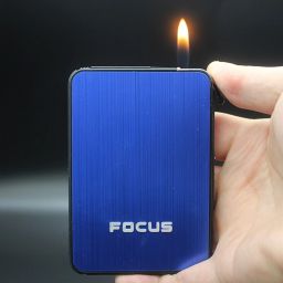 NEW Cigarette Case with Refillable Lighter 2 in 1 ALUMINIUM Cigarette Case Box Hidden Cigarette Case Lighter::2+1 Cigarette Case Lighter Pocket Lighter-20