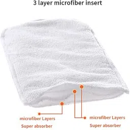 profecto Reusable Washable 2 Cotton Cloth Diaper And 2 Wet Free Insert Pads image 4