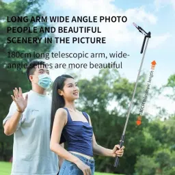 fire turtle 3-in-1 Bluetooth Selfie Stick with Tripod Stand Extendable & Versatile Tripod image 5