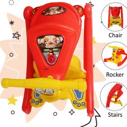 2 in 1 Boy's and Girl's Plastic Ride Toys Rocker, Kids Sitting Rocker Rocker-picture-23