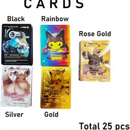 Rare Cards Common-Rare Mystery Card Game.(Rainbow Gold Black rosegold Silver20)-image-54