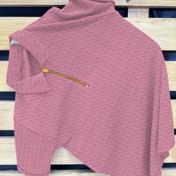 Men Self Design Polo Neck Polyester Pink T-Shirt-image-76