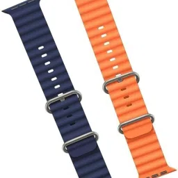 Gadgetzilla Sport Band Compatible with Apple Watch Ultra for Men Women Soft Silicone Strap 44 mm Silicone Watch Strap-image-1