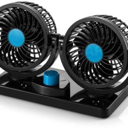 USB Car Fan, Cup Holder Fan Mount 3 Speeds for Better Cooling, Car Interior Fan-image-96