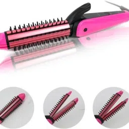 Moonlight NHC8890 3 IN 1 Professional Hair Straightener Crimper Roller Styler For Women (Multi-Colour) Hair Styler-11
