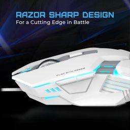 EVOFOX Spectre 3600 DPI Gaming Sensor and 7 Colours Rainbow Lighting Wired Ambidextrous OpticalGaming Mouse image 2