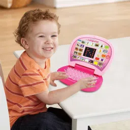 khodiyar collection Educational Learning Laptop with LED Display, Alphabet, Number Computer for Kids image 3