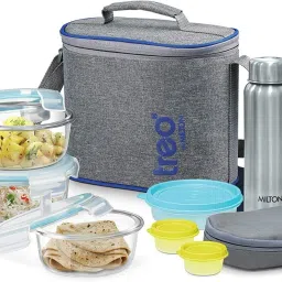All Fresh Premier Glass Tiffin Set of 8, Microwave Safe, Dishwasher safe 6 Containers Lunch Box-19