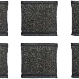 6 REGULAR SIZE LATEST HEAVY DUTY SILVER LOOK SCRUBBER_28 Scrub Pad-image-5
