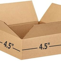 Corrugated Cardboard 3 Ply Strong 4.5 x 4.5 x 2 Inches Carton Boxes Packaging Box-image-53