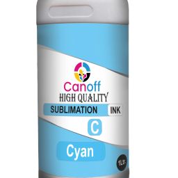 canoff Sublimation Ink Heat Transfer Printing on Mugs,Mobile,Polyester T-Shirt for use Cyan Ink Bottle-2