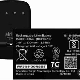 AEV Mobile Battery ForAirtel H12348 / DC024 / WD670 Compatible For Reliance Jio Airtel My WiFi AMF-311WW 4G Hotspot/ZTE Wipod Airtel 4G Hotspot-18