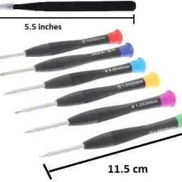 wowsome 6 in 1 Professional Screwdriver Set with tweezers and openers Mobile Repairing and Opening Tools Kit Precision Screwdriver Set image 4
