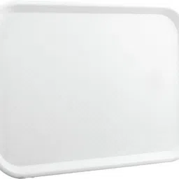 Plastic Serving Tray Platter Rectangular Shape Plastic Trays for Drink Breakfast Tea Dinner Coffee Salad Food for Dinning Table Home Kitchen 11x14 Inches (white) (1 tray) Tray-image-3