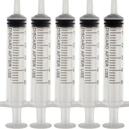 jk cure Nipro 5ml single Use Medical Syringe with needle, 5ml syringe,5ml Nipro Syringe Medical Needle image 4