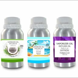 Veena Combo Extra Strong Coco Vanilla, Saffron Tobacco, Ocean Aroma Oil Diffuser Room, Garden, Bedding Room, Office, Bar Fragrance Diffuser-34