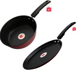 LAZYwindow Nonstick Cookware Set Sauce Pan 20 cm diameter 1.25 L capacity-image-74