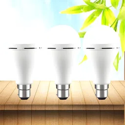 Emergency 12W Inverter LED Bulb with 2000mAh Rechargeable Battery Pack of 3 N222 4 hrs Bulb Emergency Light-image-97