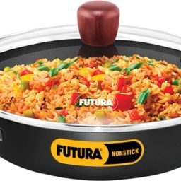 Futura Cook n Serve Frying with Glass (NCF26G) Fry Pan 28 cm diameter with Lid 3 L capacity-image-22