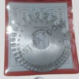 S.W.G. Wire Gauge Sized From 0 TO 36 On Front - 0.19 TO 8.23 On Back Marking Gauge-picture-22