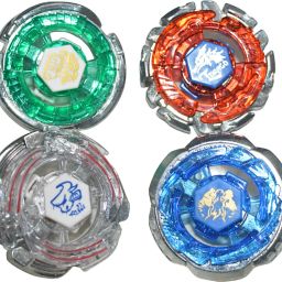 Light Weight Spinning Tops Set of 4 Beys with Launcher-image-62