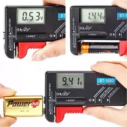 amicisense Digital Battery Tester BT-168D and Voltage Indicator For 1.5V AA AAA C D 9V 3V Button Cell Digital Battery Tester image 3