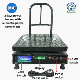 King Star 400X400MM Kitchen Scale Cap.200Kg Accuracy 20g Min.400g Pan Size 16X16 Inches Weighing Scale-picture-16